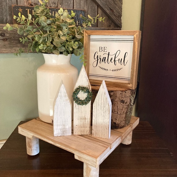 Handmade 3 pc. Farmhouse Tray Decor - Picture 3 of 4